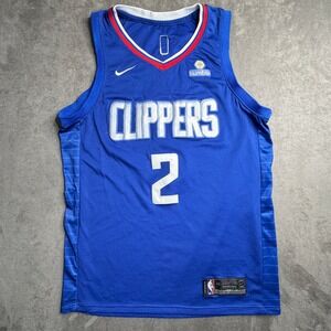 Nike Kawhi Leonard LA Clippers NBA Swingman Jersey Blue Size 48 Large 2